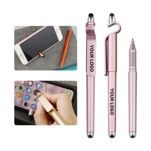New Custom Simple Generous Neutral Plastic Gel <b>Pens</b> 0.5mm Black Ink Refillable for Promotional & Business Use with Logo - Product Image 2