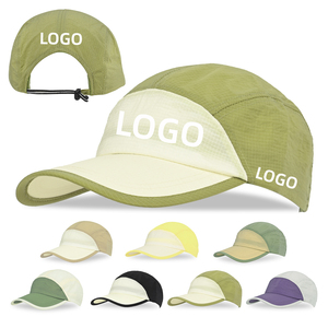 Cappellino da Baseball Morbido Estivo Traspirante <span class=keywords><strong>in</strong></span> Nylon a 5 Pannelli, Asciugatura Rapida, Regolabile per Campeggio e Sport - Product Image 1
