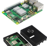 Kit Raspberry Pi 5 4B 5B 4 Carcasa Completa, Ventilador, Disipador de Calor, Destornillador y Accesorios de Memoria