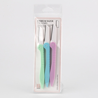 Outil multifonctionnel pour la coupe des sourcils en paille de blé, rasoir de dermaplaning, exfoliant, épilation des poils du visage, lame de rasage professionnelle