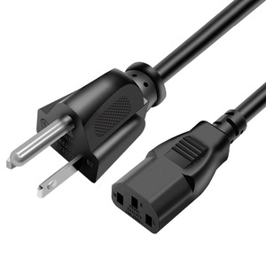 Pure Copper Certification US Standard IEC Three <strong>Plug</strong> 3 <strong>Core</strong> 1.8m 10A Power Cord - Product Image 3
