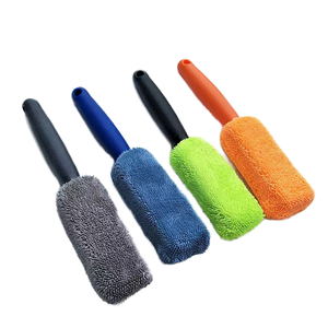 Soft Bristle Braided Plastic Wheel Hub <strong>Cleaning</strong> <strong>Brush</strong> Safe Car Detailing <strong>Tool</strong> for Contamination Removal Car Wash <strong>Brushes</strong> - Product Image 2
