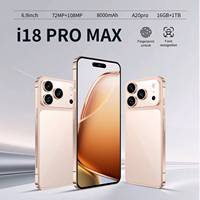 Nouveau Téléphone 2026 18 Pro Max Vente en Gros Smartphone Original Débloqué 5G LTE Octa Core HD 7.3" 16+1TB 8000mAh Android 15