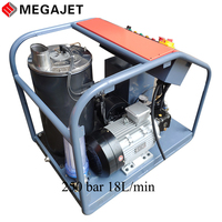 Machine à jet d'eau de qualité commerciale 250bar Hydro Blasting Equipment 250bar 18L/min Nettoyeur haute pression