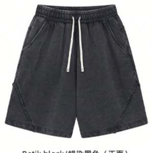 กางเกงขาสั้นผ้าบาติกสำหรับผู้ชายแนวย้อนยุคสำหรับฤดูร้อน2025 - Product Image 6