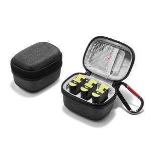 YEAH Portable antichoc 3 emplacements batterie étui de rangement organisateur de voyage pour <span class=keywords><strong>Gopro</strong></span> <span class=keywords><strong>Hero</strong></span> 9-13 Batteries de caméra d'action - Product Image 1