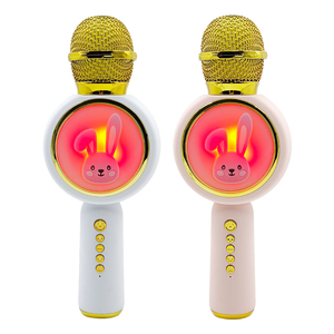 X6 fábrica al por mayor de mano Piano KTV micrófono altavoz condensador inalámbrico Vocal micrófono cardioide tipo C conector regalo de cumpleaños - Product Image 1