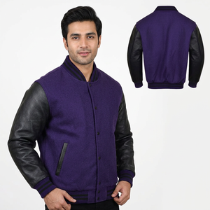Vestes de baseball pour hommes sur mesure avec logo personnalisé à bas prix, meilleurs fabricants et fournisseurs, manches longues - Product Image 1