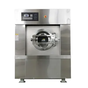 Máquina de lavar comercial do equipamento da lavanderia do aquecimento do gás ou elétrico usada para o apartamento do hotel da lavanderia