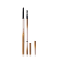 GIGI Rose GE02 Marque privée Maquillage durable Imperméable à l'eau Séchage rapide Crayon à sourcils 2 en 1 avec pinceau Cosmetics Factory Wholesale