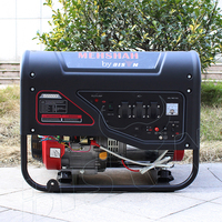 Générateur d'électricité portable à essence 4 temps BISON (CHINE) BS6500 5 kW, 110/220 V, 24 V CC, démarrage électrique