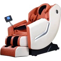 Meilleur Gris Zero Gravity Human Touch Stretch 4D Track Dernier thérapeute Masseur Chaise de massage électronique Corps entier