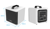 Amplificateur audio numérique pour guitare acoustique électrique Aroma AG-40A 40w, amplificateur rechargeable avec haut-parleur intégré et accordeur