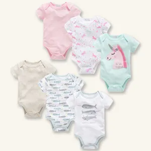 Customize 3pc Set Organic Cotton Baby Onesie Newborn Baby Clothing Skin Friendly Baby Bodysuit
