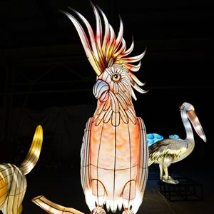 פנס סיני גדול בהתאמה אישית עם תאורה לאירועי תיור ליליים בחוץ ובפנים, קישוט תאורה בנושא חיות. - Product Image 2