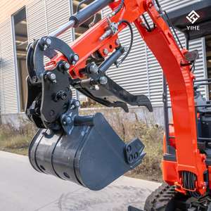 1,6t Mini-rupsgraafmachine voor boomgaard, boerderij, vijvergravering, woningbouw, renovatiewerkzaamheden, Euro 5 CE EPA gecertificeerd - Product Image 5