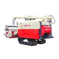 Moissonneuse-batteuse assemblée de pièces d'origine mondiale 102HP Cosechadora De Arroz moissonneuse-batteuse de riz