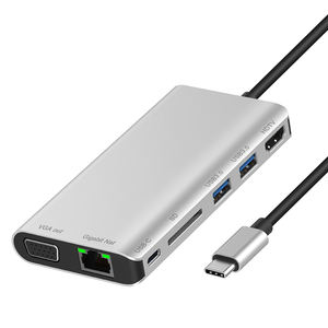 HUB USB C 7 en 1, 4K, HDMI, 3 * USB 3,0, lector de tarjetas SD TF, cargador 1PD para <span class=keywords><strong>Macbook</strong></span> y dispositivos tipo C, nuevo - Product Image 2