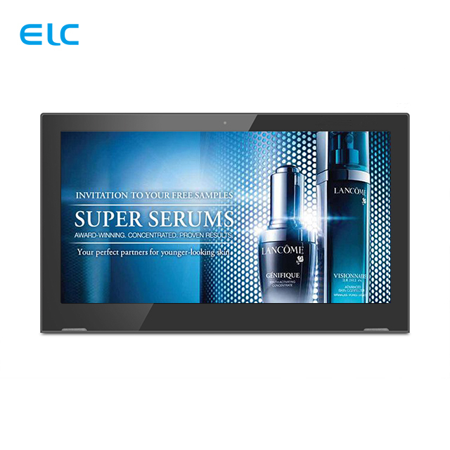 17.3'' Android Desktop Tablet L Shape Touch ScreenPOE NFC Camera Bank Hotel Restaurant Desktop Library Bookshelf Display