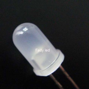 Lentille diffuse de couleur haute tension Cool Warm White Red Blue GreenYellow Red 5mm <span class=keywords><strong>12V</strong></span> LED <span class=keywords><strong>Diode</strong></span> pour lumières - Product Image 2