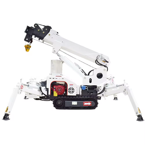 Grúa Araña Móvil Telescópica de 3, 5, 6, 8 y 10 Toneladas, Mini Grúa Hidráulica con Pluma Giratoria de 360 Grados y Alcance de Elevación de 14m - Product Image 3
