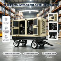 Générateur diesel 250 kVA personnalisé à faible consommation de carburant, garantie de prix bas pour usage scolaire avec démarrage à distance