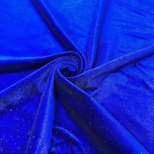 100% polyester brillant doux velours lisse tissu pour robe de mariée robe de soirée rideau pour l'exportation - Product Image 1