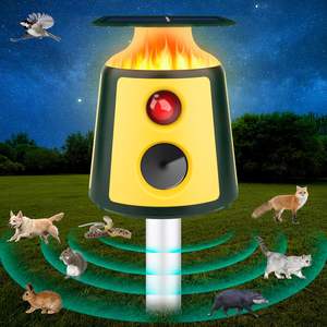 Répulsif Solaire Ultrasonique 360 Degrés SAIJZEK en Gros pour Animaux : Oiseaux, Chiens, Chats, Singes, Cerfs, Souris - Product Image 5