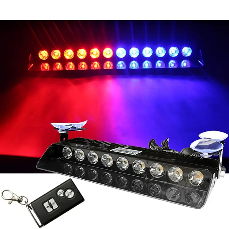 9 12 LED Car Truck Emergency Day Running Light telecomando strobe Flasher warning light