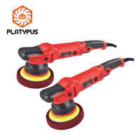 Polisseuse orbitale double action PLATYPUS 5 pouces 1000W, course 8mm, pour voiture, batterie Li-ion, double tension, prise EU