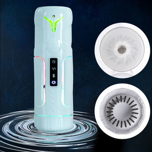 Masturbatore Telescopico Rotante con Vibrazione e Ricarica USB per Uomini - Bianco, Giocattolo Sessuale per Adulti - Product Image 6