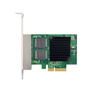 WINTEK yüksek kalite I350 AM4 1G 4-Port <span class=keywords><strong>PCI</strong></span> Express 1X Ethernet ağ adaptörü kartı masaüstü dahili stok mevcut - Product Image 2