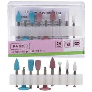 Kit de Pulido de Resina Compuesta de 9 Piezas, RA0309, Fresas de Pulido Dental para Uso Odontológico, Directo de Fábrica - Product Image 1