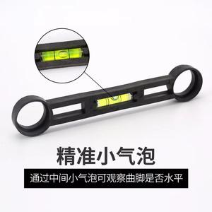 Regla de Nivel, Instrumento de Medición de Ángulos, Material ABS, Nivel de Burbuja para Herramientas de Instalación en Baños - Product Image 3