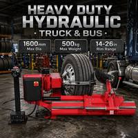 Changeur de pneus de camion hydraulique GATmatic TWC1500 14-26 pouces 1600 mm 500 kg 380 V triphasé industriel CE