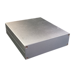 Caja de Aluminio Anodizado Plateado Personalizada para Electrónica, Caja Industrial de Escritorio, Fabricación OEM, Venta al Por Mayor - Product Image 6