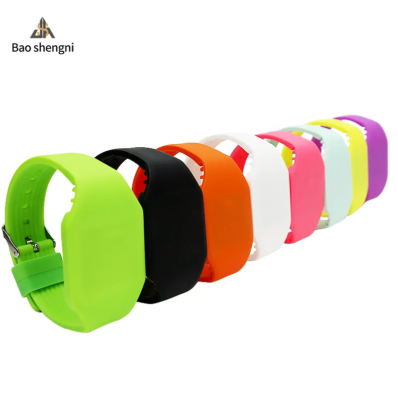 Reloj Digital Led para niños y adolescentes, pulsera de silicona con cualquier color, personalizada, cualquier estilo impreso