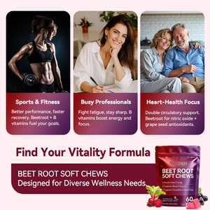 Suplementos Herbales de Remolacha en Tabletas Masticables, Directo de Fábrica, Aumentan la Energía, para Gimnasios y Centros de Fitness, Fórmula OEM - Product Image 4