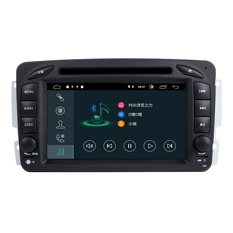 Autoradio Android 10, 2 Din, lecteur multimédia, DVD, Navigation, Audio, pour voiture Mercedes Benz Vito W203 W639 W168 Vaneo Clk W209 W210 M/MLRadio Audio Navigation