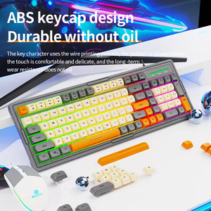 Teclado Mecánico para Juegos con Cable USB Tipo-C, Retroiluminación LED, Nuevo, Tamaño Completo, Ambidiestro, Plug&Play, para Oficina y Estudio - Product Image 2