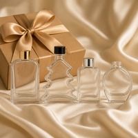 Bouteilles en verre vides pour diffuseur de parfum, 200 ml, transparentes, pour décorations de Noël - Offre spéciale