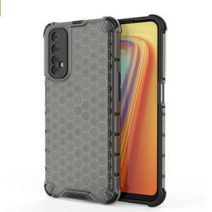 Giá thấp hơn chống sốc tổ ong 2 trong 1 lai PC TPU điện thoại di động Cover quay lại bảo vệ coque trường hợp đối với <span class=keywords><strong>Oppo</strong></span> realme 7 - Product Image 6