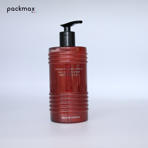 Flacon anti-chute de cheveux de qualité médicale personnalisé avec pompe à lotion – Emballage élégant à épaules rondes de 300 ml pour gel douche et shampoing - Product Image 3