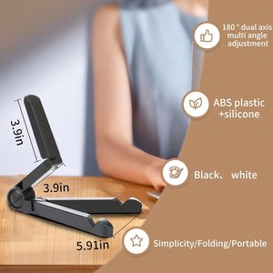 Support de tablette pliable personnalisé, support de téléphone portable portable pour cadeau d'affaires, support de bureau multi-angle pour vente en gros - Product Image 4