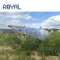 Pince centrale en aluminium pour système de montage de panneaux solaires