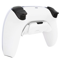EXtremeRate Kit de Remappage RISE V3 Blanc avec Coque Arrière et Boutons Paddle pour Manette PS5 BDM-050