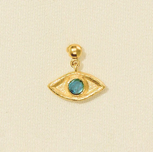 FUAMAY Dainty liontin mata zirkon, perhiasan berlapis emas 18K kalung perak Sterling 925 jimat mata wanita - Product Image 5