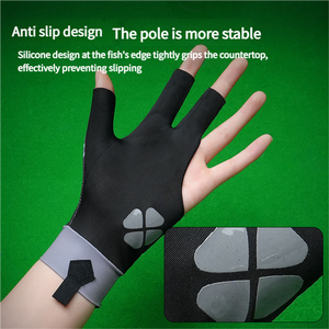 Gants <span class=keywords><strong>de</strong></span> <span class=keywords><strong>billard</strong></span> professionnels à trois doigts ouverts gants <span class=keywords><strong>de</strong></span> <span class=keywords><strong>billard</strong></span> respirants légers et antidérapants à haute élasticité - Product Image 4