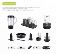 Automatische multifunctionele keukenmachine, elektrische vleesmolen, snijmachine, sapcentrifuge en blender voor koken