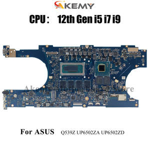 เมนบอร์ดแล็ปท็อป UP6502ZD สำหรับ <span class=keywords><strong>Asus</strong></span> <span class=keywords><strong>Zenbook</strong></span> <span class=keywords><strong>Duo</strong></span> เมนบอร์ด UP6502ZD UP6502ZA Q539Z UP6502Z พร้อม I5เจนเนอเรชัน12th <span class=keywords><strong>I7</strong></span> I9การทดสอบ100% โอเค - Product Image 2